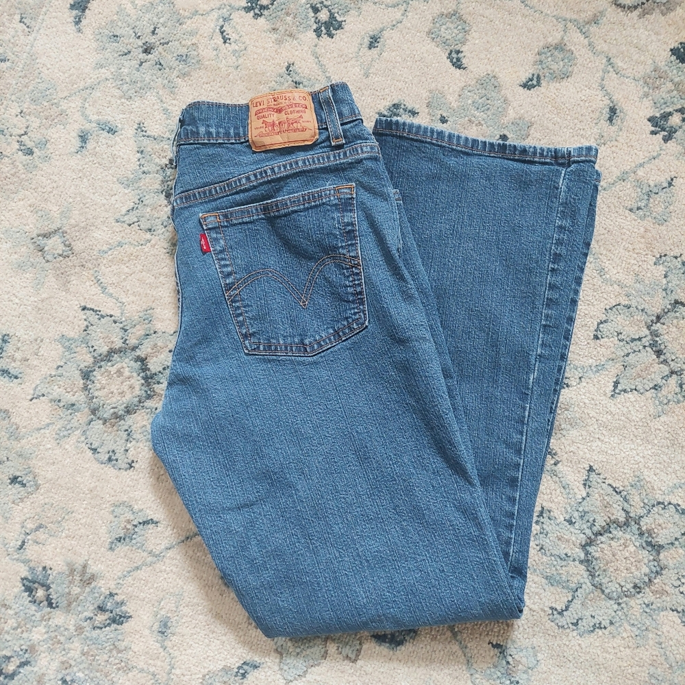 Levi's Relaxed Fit Bootcut 550 Medium Wash Jeans! Women's Sz. 10M! (D)